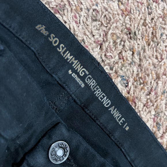 Chico’s So-Slimming black pants. Chico’s size 2, US 12. Excellent condition - Picture 2 of 5